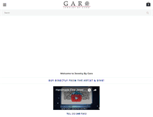 Tablet Screenshot of jewelrybygaro.com